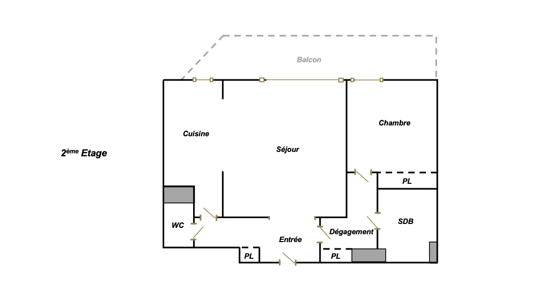 appartement 2 Pièces en vente sur DEAUVILLE (14800)